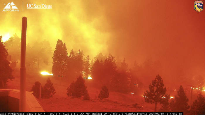 California Ski Resort Engulfed By Acre Wildfire