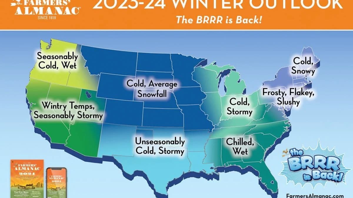 The Farmers' Almanac Seems Off Already- Meteorologist - Powder