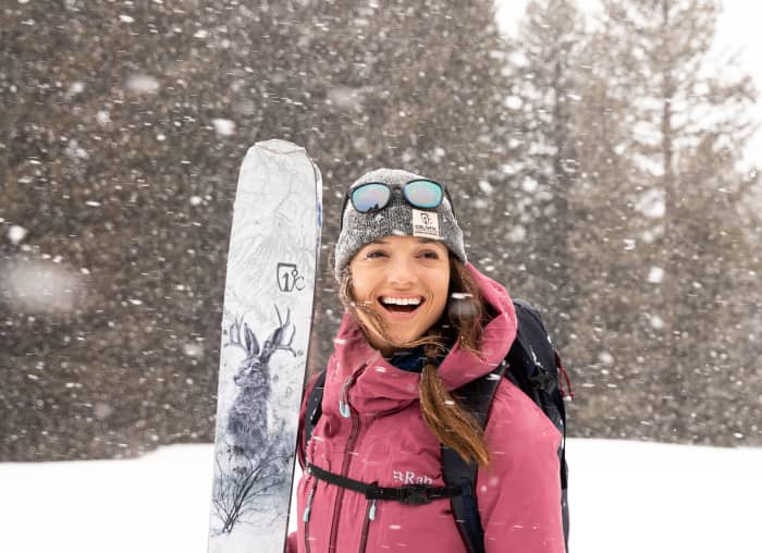 HOT LAPS: Skier Amy David - Powder | Julian Carr