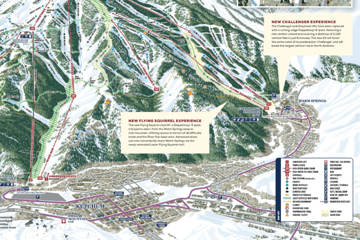 Sun Valley Releases Updated Trail Map With New Trails, Lifts