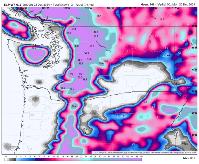 Feet Of Snow To Bury Whistler And Pnw Ski Resorts