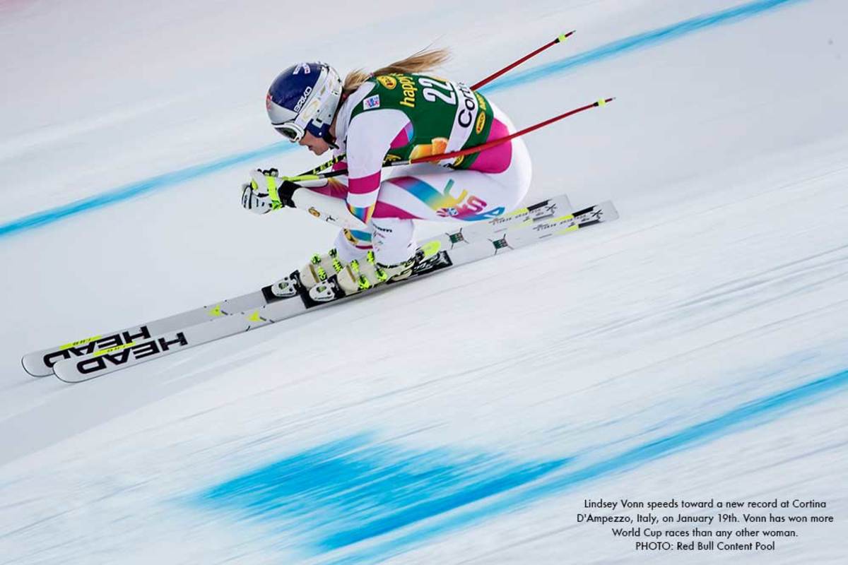 Lindsey Vonn Becomes The Winningest Woman In Ski Racing History