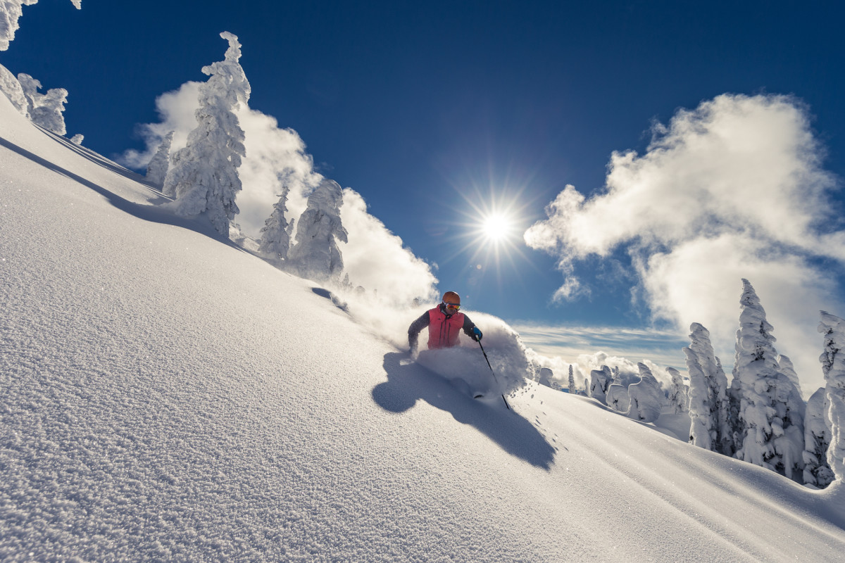 Explore the Powdery Crevices of Big White’s 2,500 Vertical Feet ...