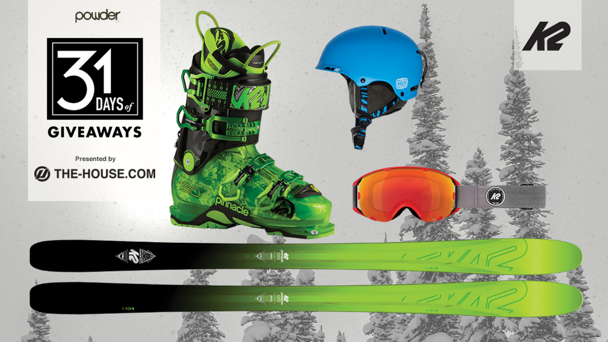 31 Days of Giveaways—K2 Skis, Boots, Helmet, and Goggles - Powder