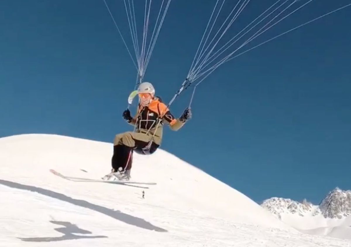 Look: Skier Defies Reality By Hovering Effortlessly Above Snow