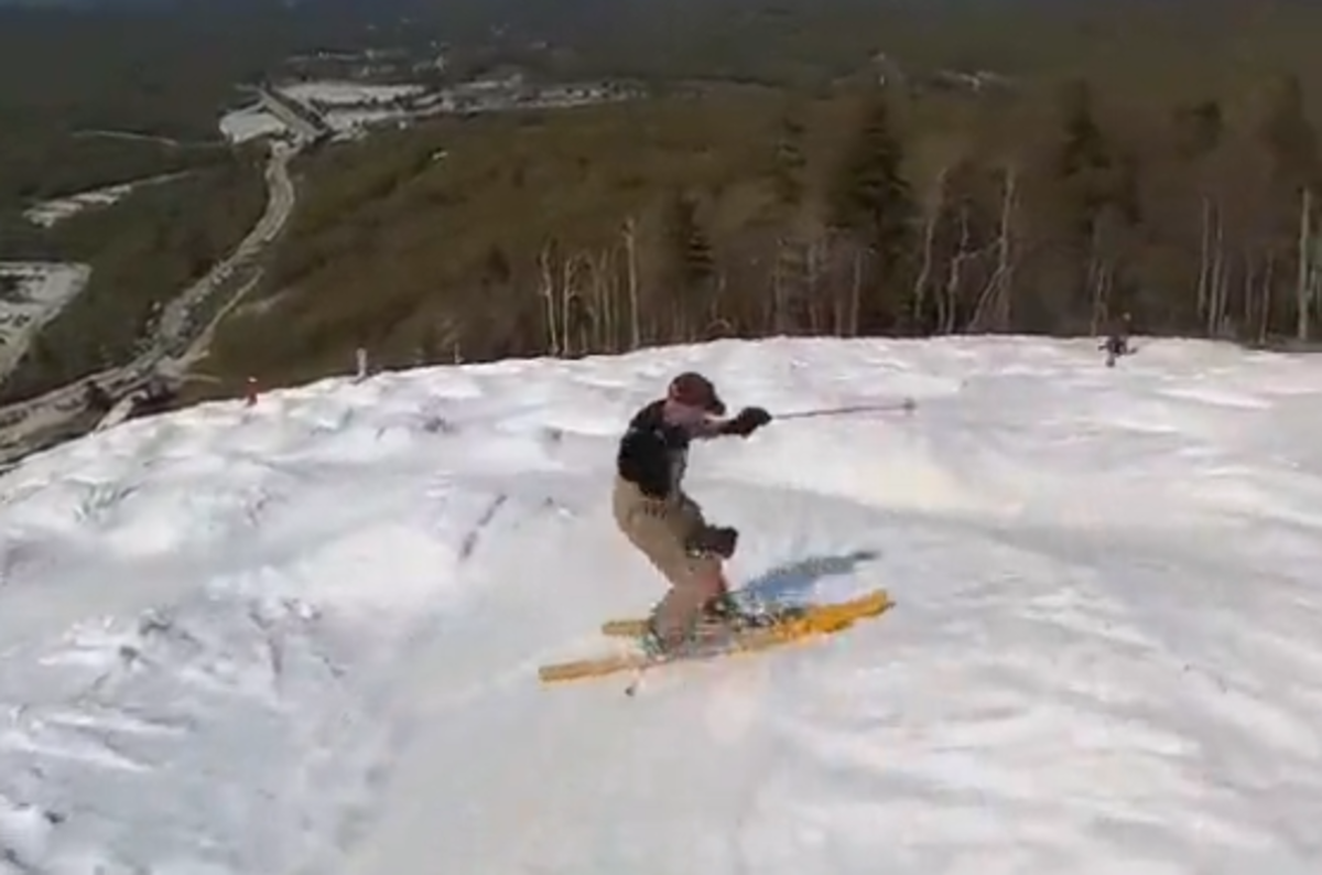 Watch: Stylish Skier Seems To Dance Across The Mountain With Ease - Powder