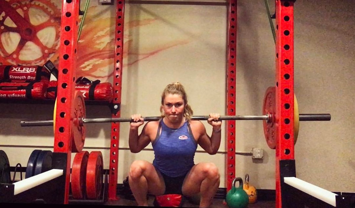 Look: Mikaela Shiffrin Suffers Hilarious Workout Mishap