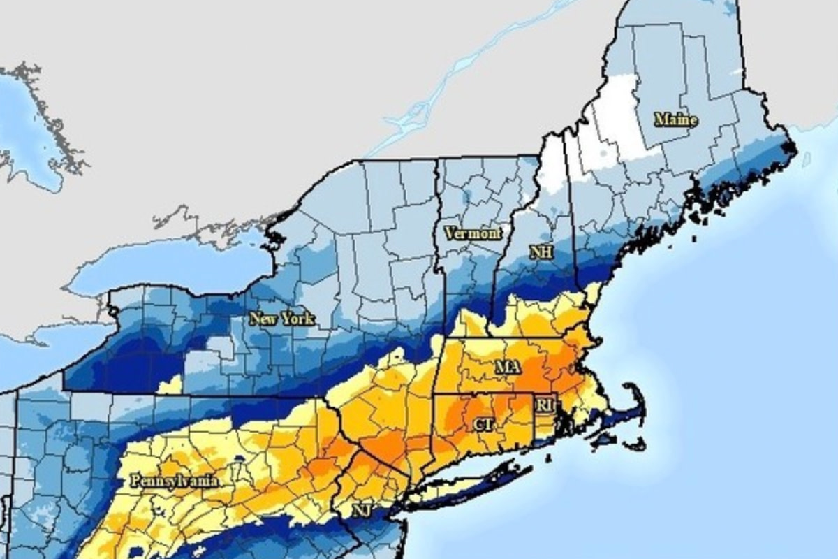 Powerful Noreaster To Slam Northeast With Heavy Snow Starting Tomorrow 7339