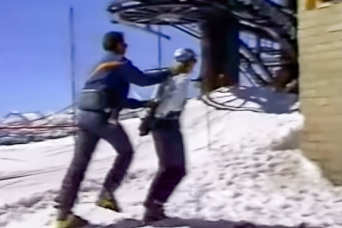 Vintage Ski Patrol Video Goes Viral For Harsh Punishment Of Lift Poachers -  Powder