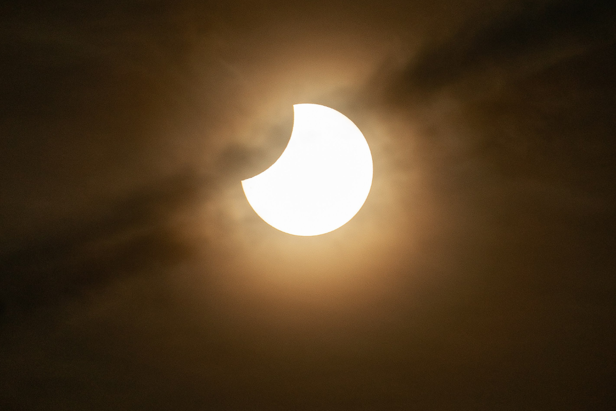 Waterville Valley, New Hampshire, Shares Images Of Solar Eclipse