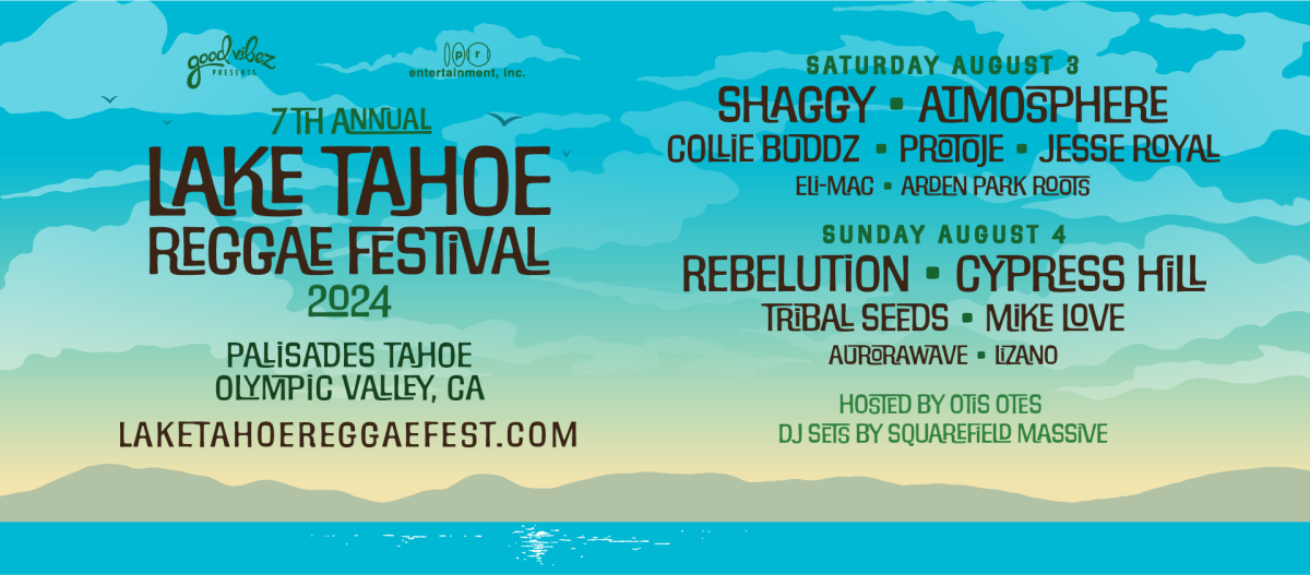 Shaggy, Rebelution Headlining Lake Tahoe Reggae Fest