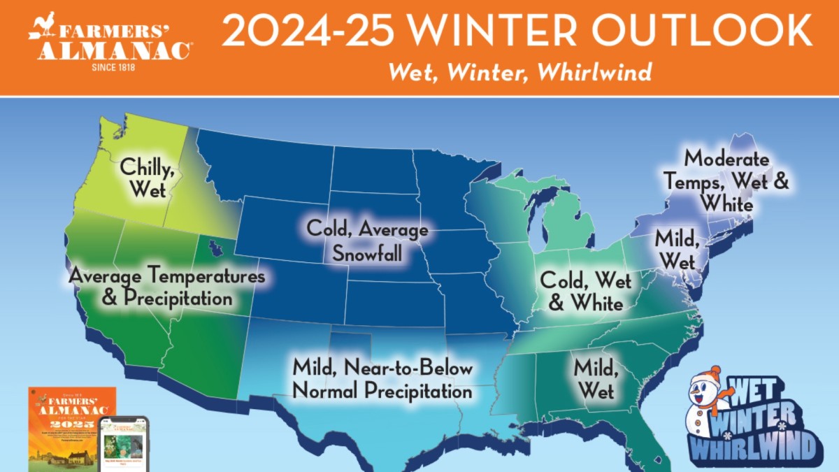 Winter '24/'25 Forecast Farmers' Almanac Powder