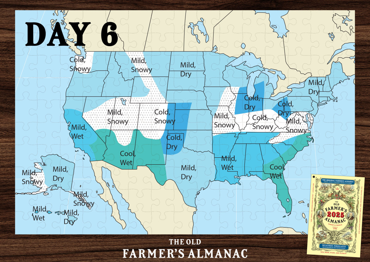 The Old Farmer's Almanac Reveals Complete Winter 20242025 Forecast