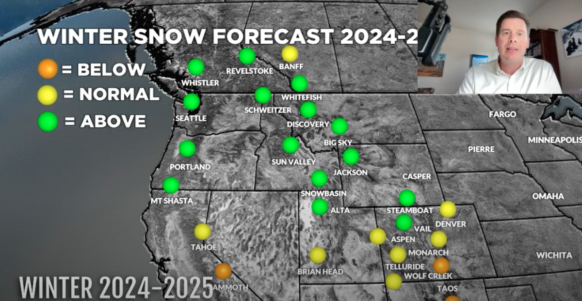 La Niña Lite Meteorologist Releases Winter '24/'25 Forecast