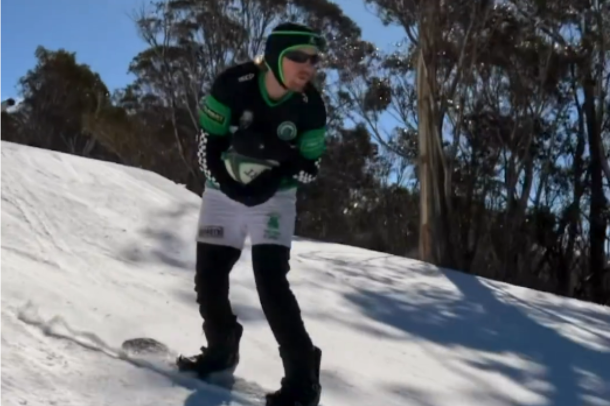 Watch: Aussies Turn The Slopes Into An Epic Rugby Match