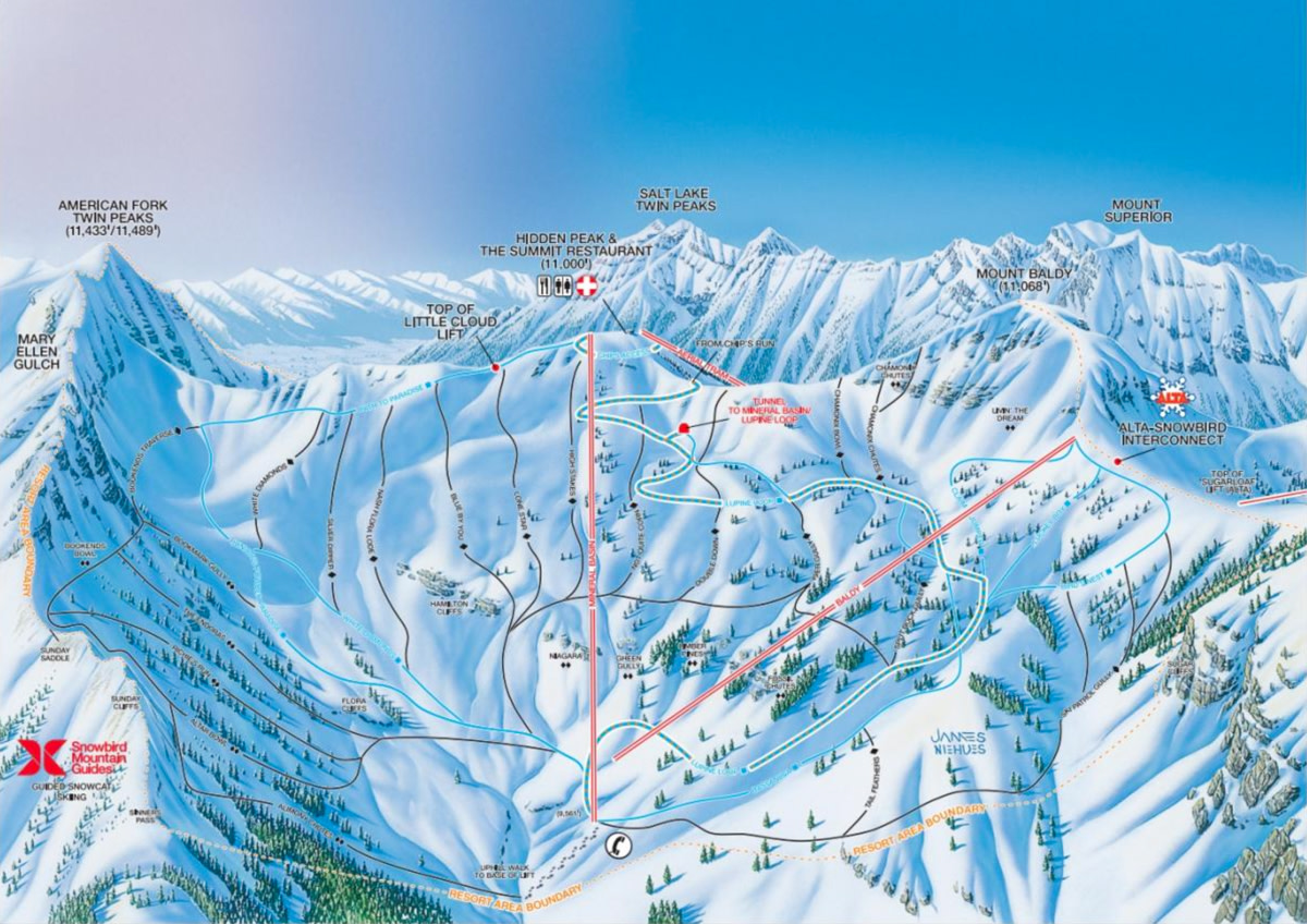 Snowbird's Mineral Basin Opens For The Season - Powder