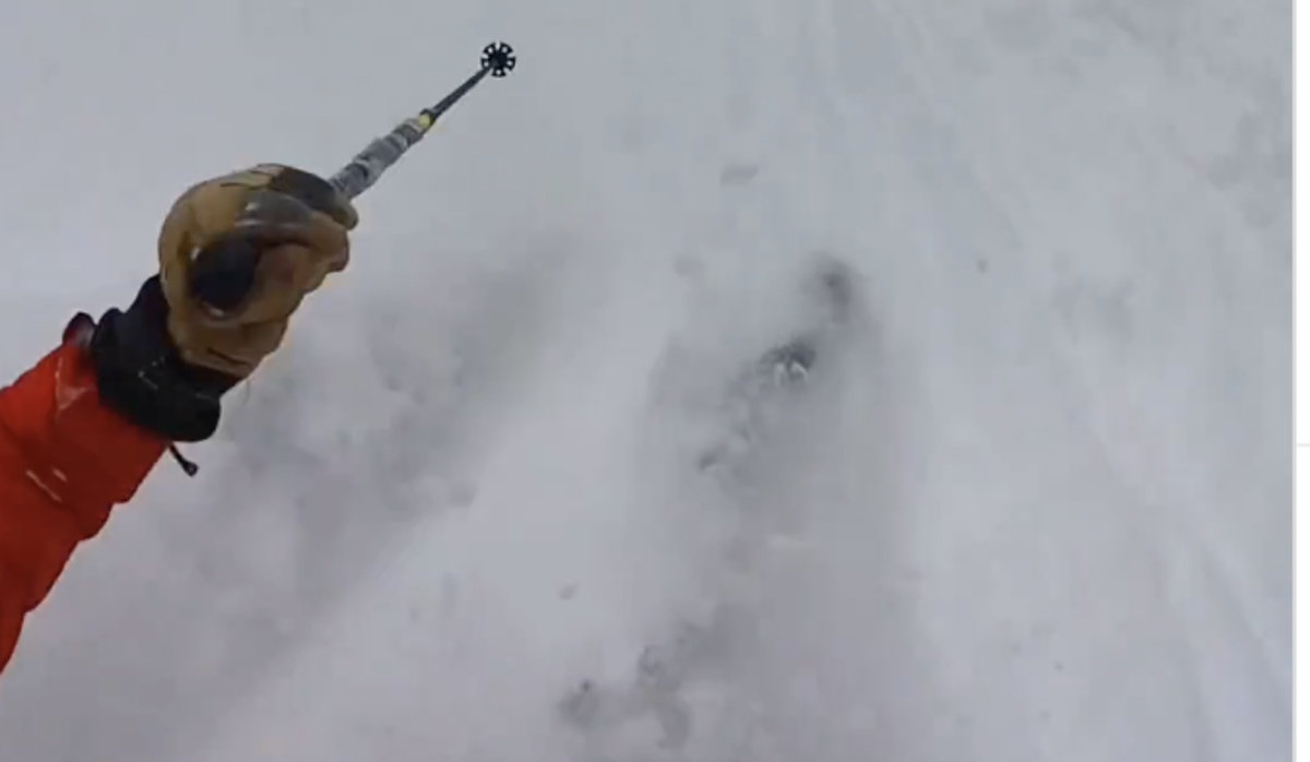 Skier Shares Clip From Life Changing Powder Run