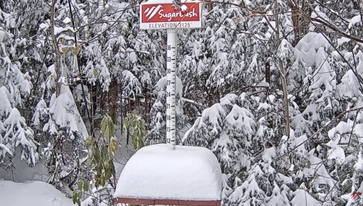 10 Inches of Snow Falls Overnight at Vermont Ski Resort