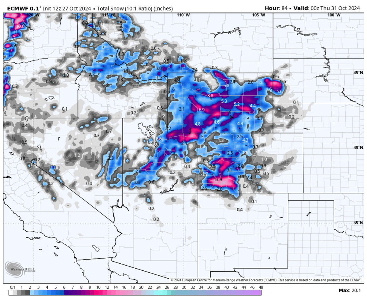 Deep Powder Alert Issued for Colorado, Utah, and Oregon