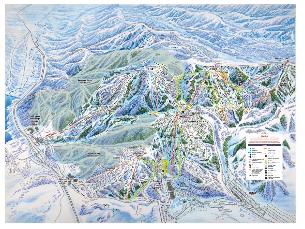 Deer Valley Trail Map 2025: Discover the Ultimate Ski Experience - The ...